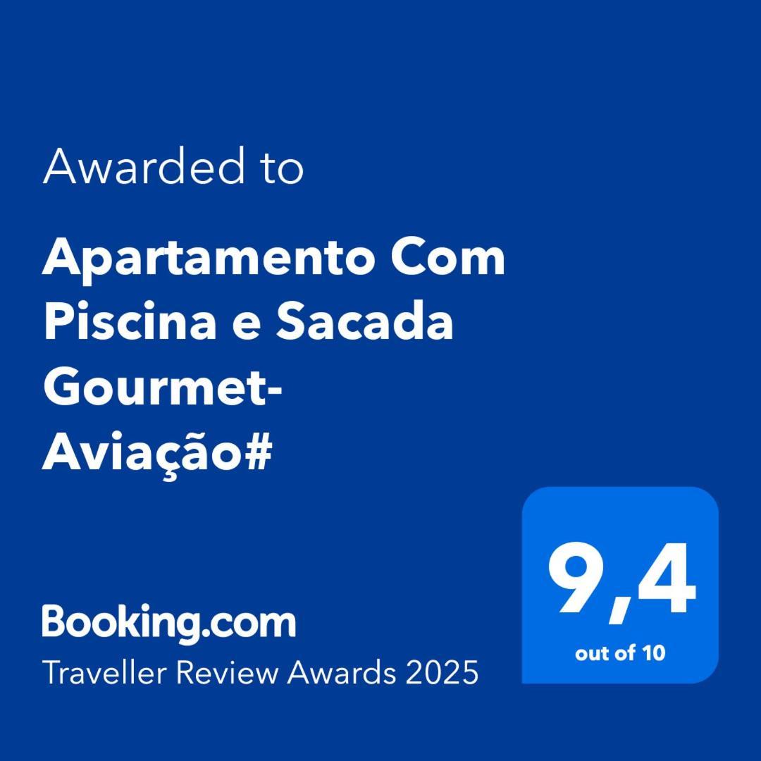 Apartamento Com Piscina E Sacada Gourmet- Aviacao# Praia Grande  Esterno foto